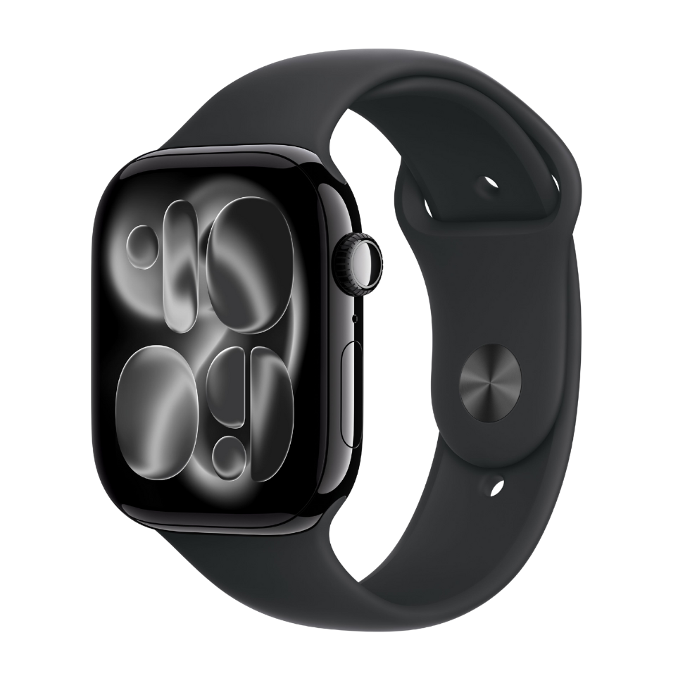 Used Apple Watch Series 11 46mm Jet Black GPS with Black SB S/M