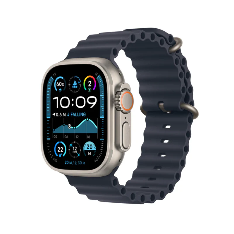 Used Apple Watch Ultra 2 Natural Titanium Black Ocean Band