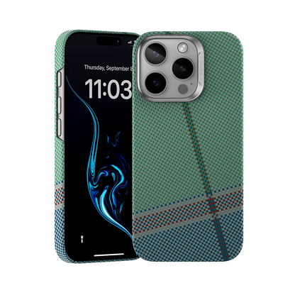 Benks PassionGreen ArmorAir Case built with Kevlar® | iPhone 16 Pro