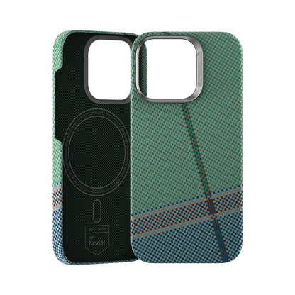 Benks PassionGreen ArmorAir Case built with Kevlar® | iPhone 16 Pro