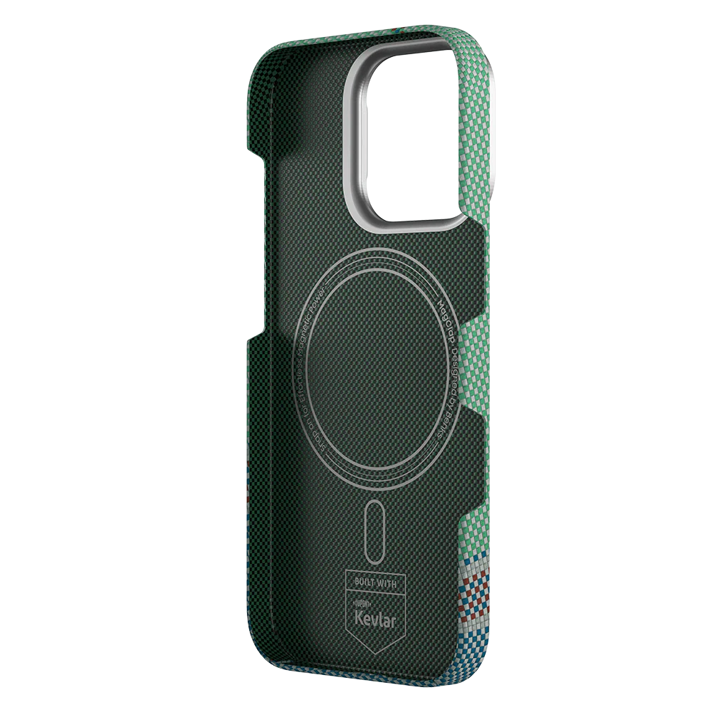 Benks PassionGreen ArmorAir Case built with Kevlar® | iPhone 16 Pro