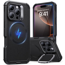 ESR Cyber Tough Case with Stash Stand (HaloLock) Case | iPhone 16 Pro