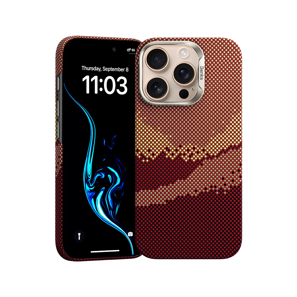 Benks GoldenTide ArmorAir Case Built with Kevlar® | iPhone 16 Pro