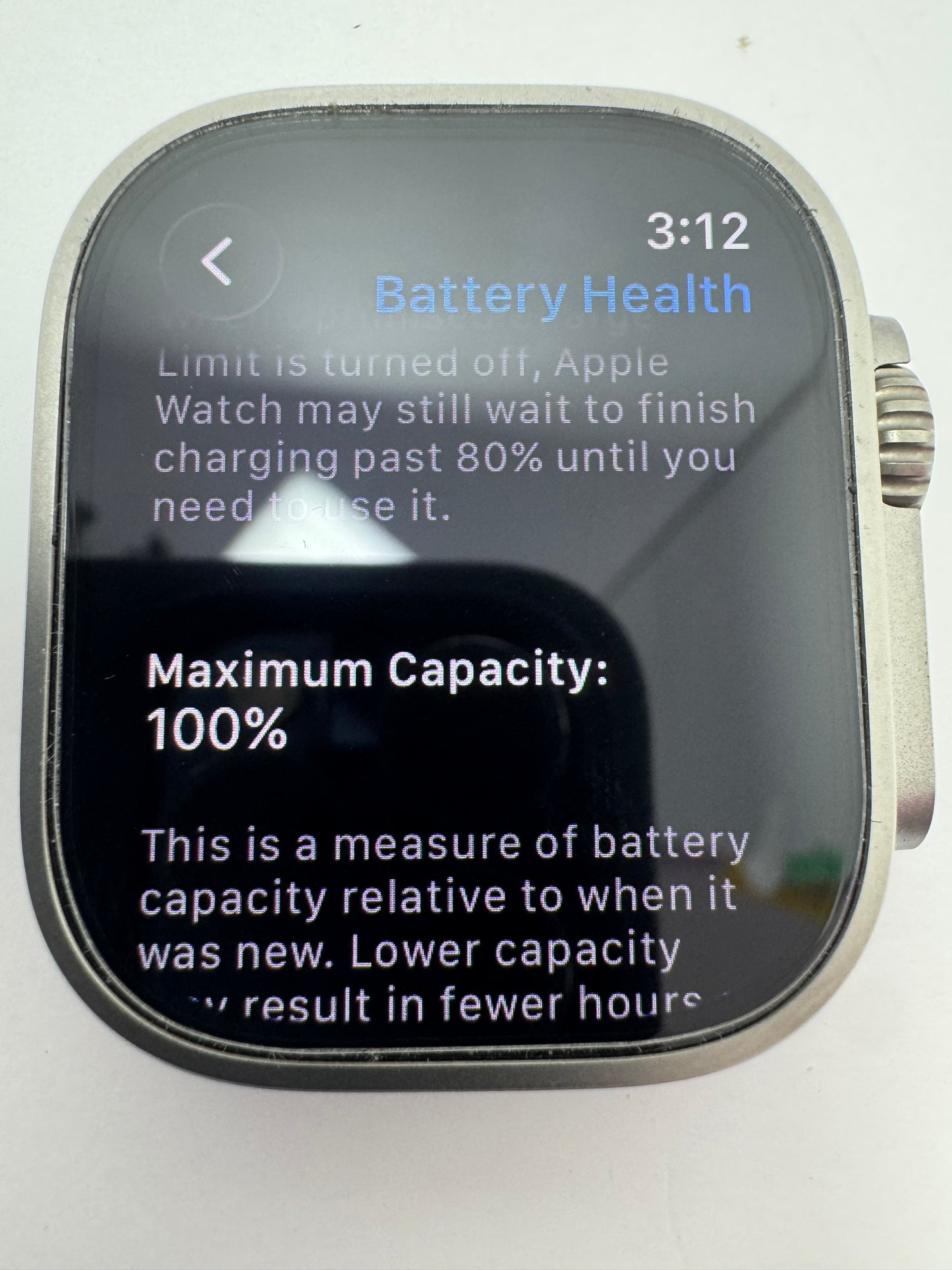 Used Apple Watch Ultra 3 Natural Titanium Light Blue Alpine Loop M