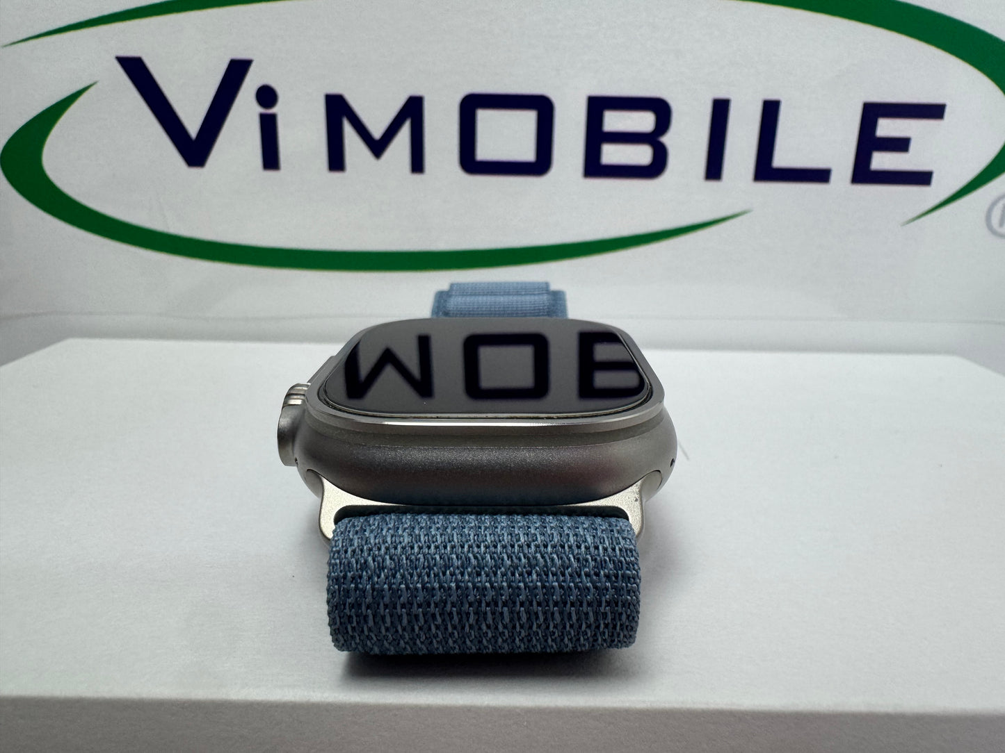 Used Apple Watch Ultra 3 Natural Titanium Light Blue Alpine Loop M
