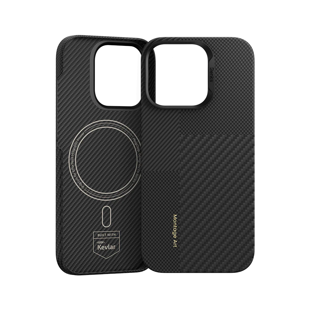 Benks Montage ArmorAir Case built with Kevlar® | iPhone 16 Pro