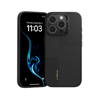 Benks Montage ArmorPro Case built with Kevlar® (Button) | iPhone 16 Pro Max