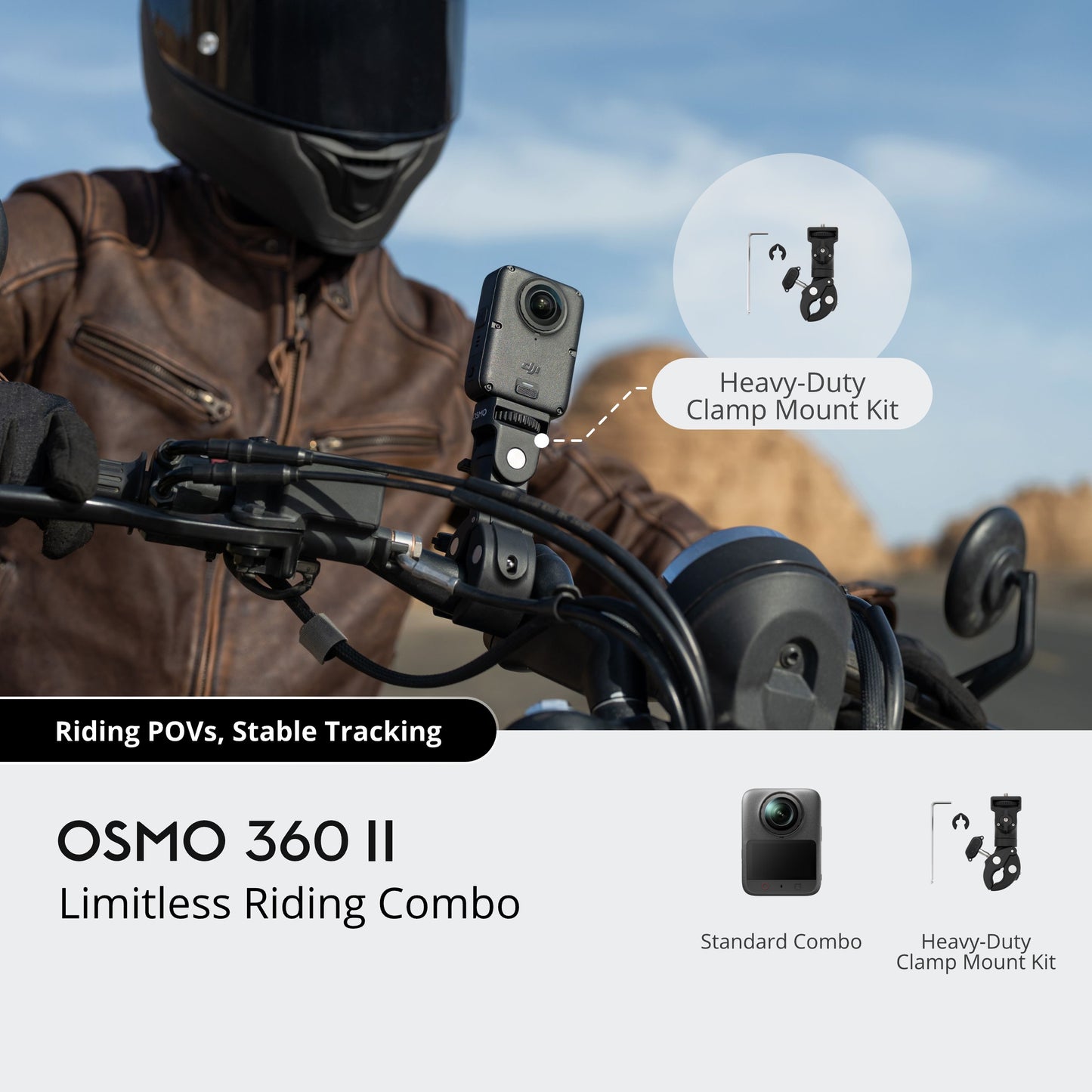 DJI Osmo 360 II Limitless Riding Combo