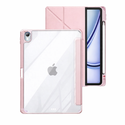 UGREEN Classy Clear Protective Case with Pencil Holder ( Y Fold Style) | iPad 11″ (A16) 2025 / iPad 10 / 10.9″ 2022