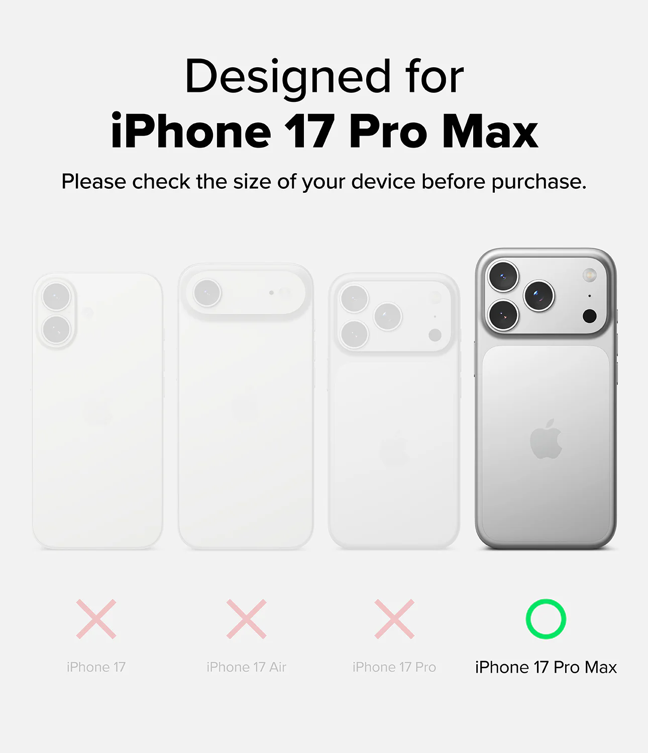 Ringke Fusion-X Case | iPhone 17 Pro Max