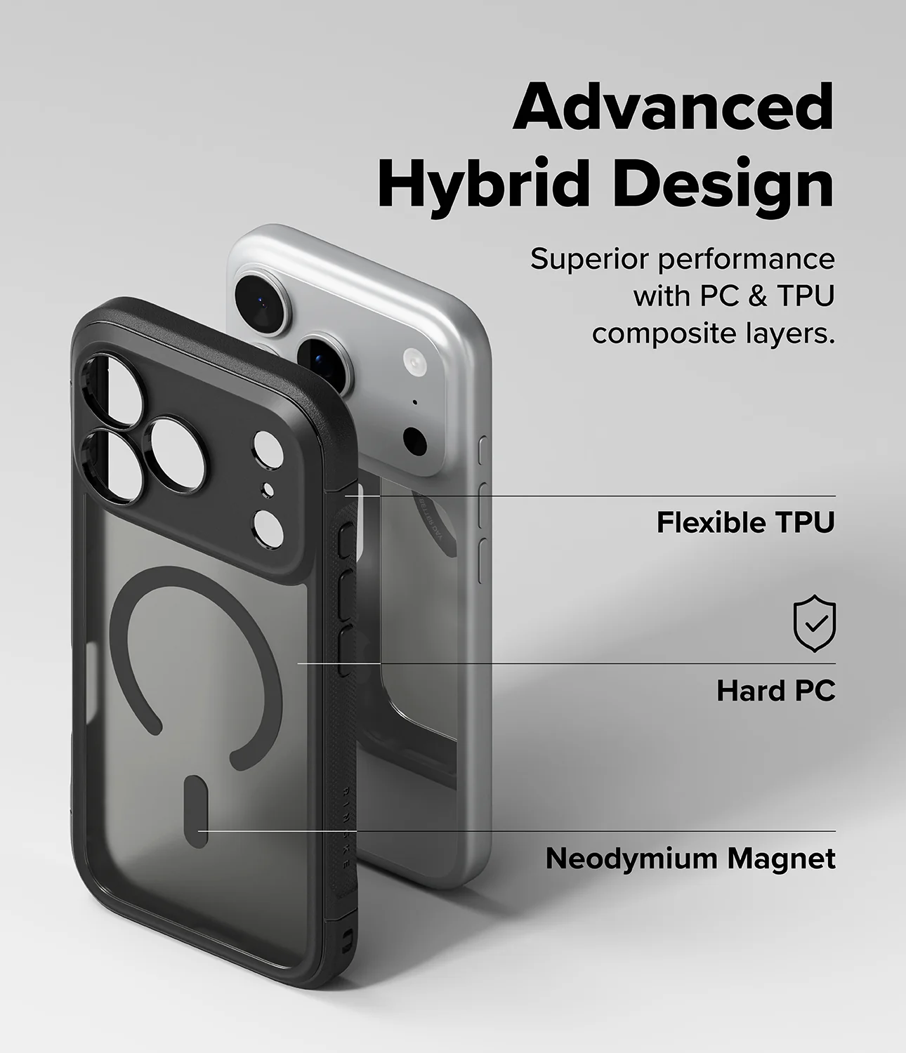 Ringke Fusion Bold Magnetic Matte Case | iPhone 17 Pro Max