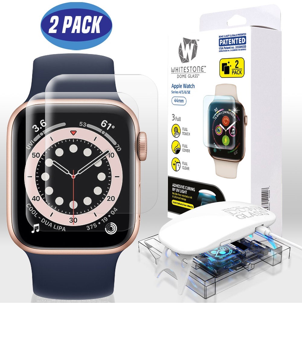 Whitestone Dome Glass (2packs) | Apple Watch Series 6/5/4 44MM