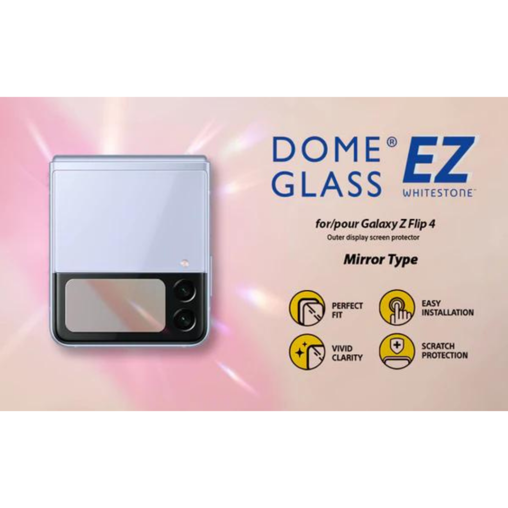 Whitestone EZ Glass (2packs) Galaxy Z Flip 4 5G (2022) VMCS