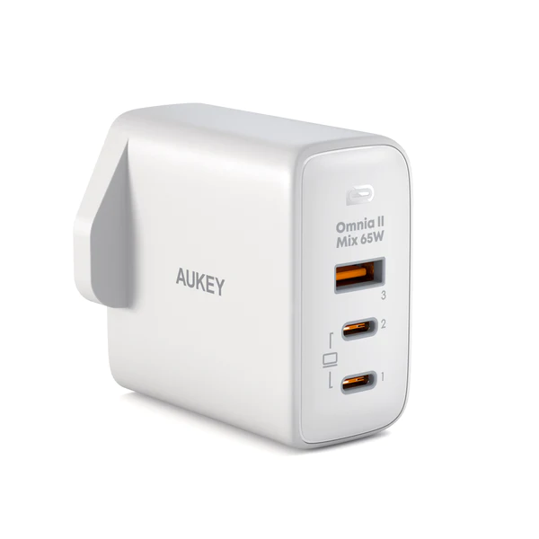 AUKEY PA-B6T Omnia II 65w PD & Super Fast Charging (PPS) Wall Charger