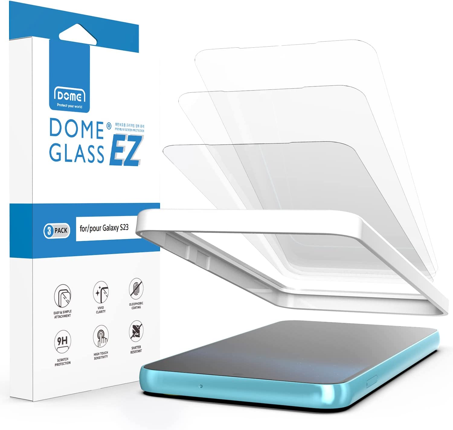 Whitestone EZ Glass (3pack) | Galaxy S23 / S23+