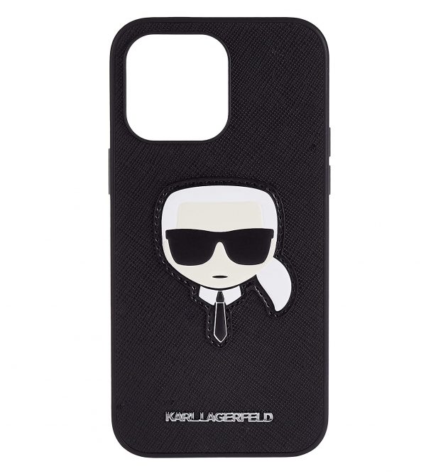 Karl Lagerfeld PU SAF Karl Head Patch Case | iPhone 14 Pro Max | VMCS ...