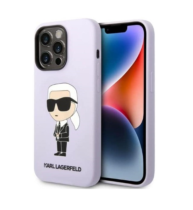 Karl Lagerfeld Silicone NFT Ikonik Case | iPhone 14 Pro / 14 Pro Max