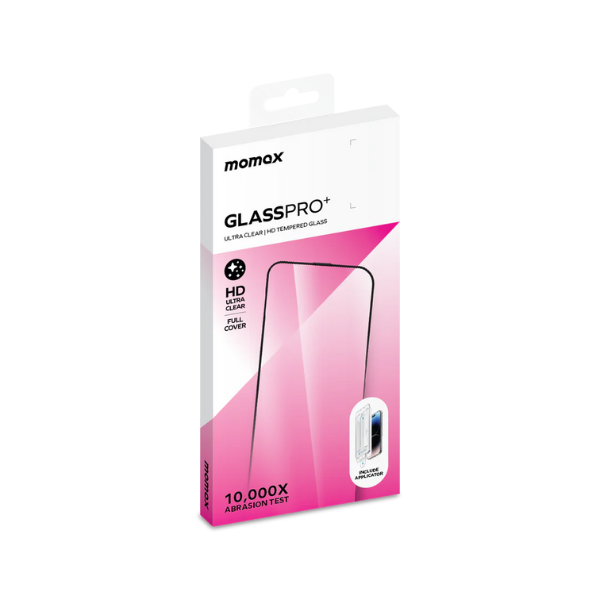 Momax GlassPro+ Clear | iPhone 15 Pro / 15 Pro Max / 15 Plus / 15