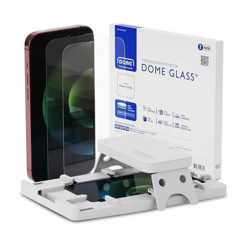 Whitestone Dome Glass | iPhone 15 / 15+ / 15 Pro / 15 Pro Max