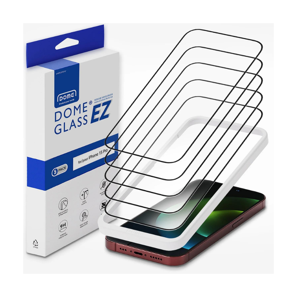 Whitestone EZ Glass (5pack) | iPhone 1 5Pro / 15 Pro Max