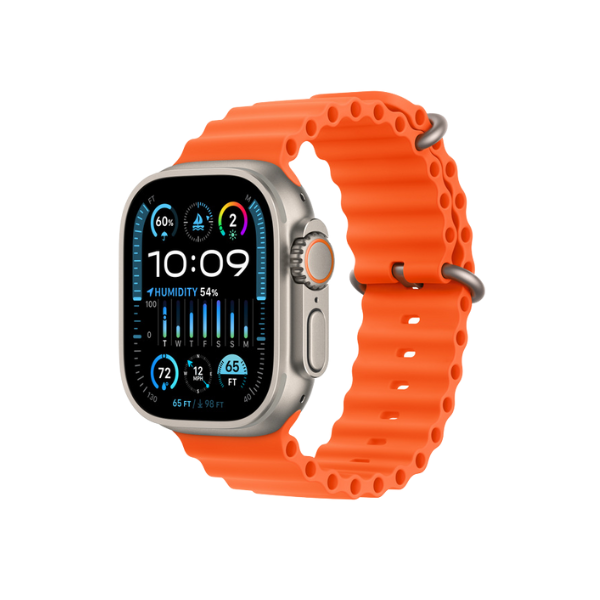 Used Apple Watch Ultra 2 GPS + Cellular Titanium 49mm</p>Orange Ocean Band