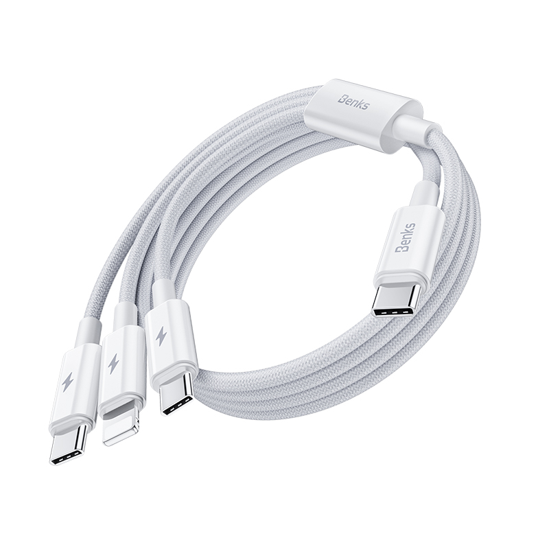 Benks USB-C 3 in 1 Cable (1.2m)