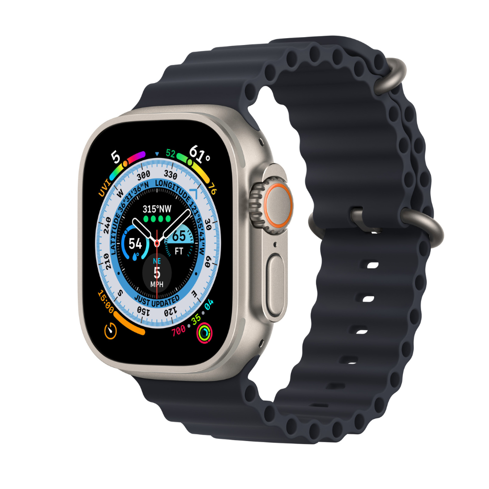 Used Apple Watch Ultra GPS + Cellular Titanium 49mm</p>Midnight Ocean Band
