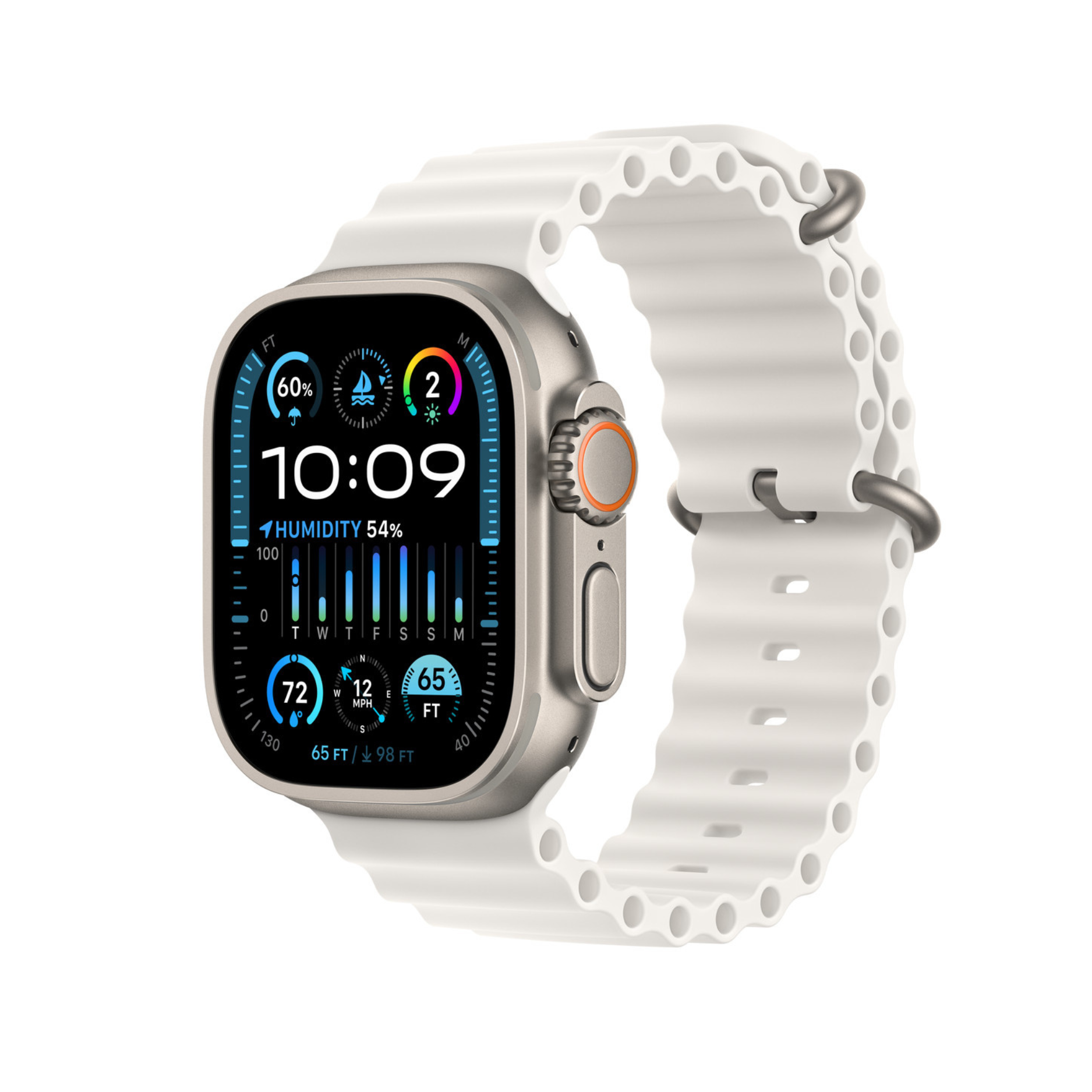 Apple Watch Ultra 2</p>White Ocean Band [ Activated 14 Jun]