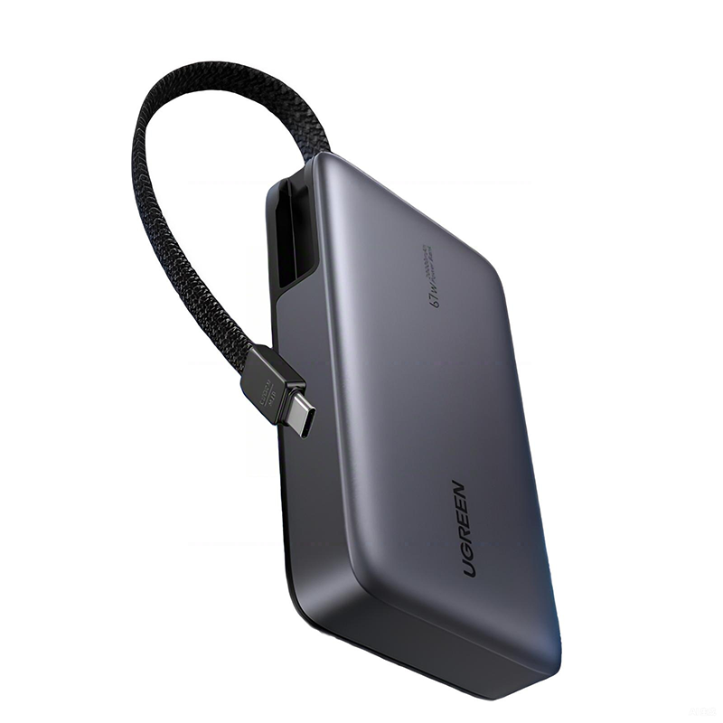 UGREEN PB550 20000mAh 67W CCC PD PB with Built-in Cable