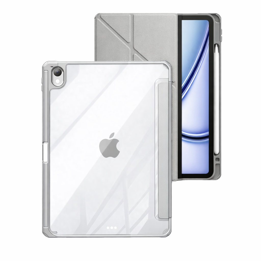 UGREEN Classy Clear Protective Case with Pencil Holder (Y Fold Style) | iPad Air 11” (2024/2025) / Air 5 / Air 4